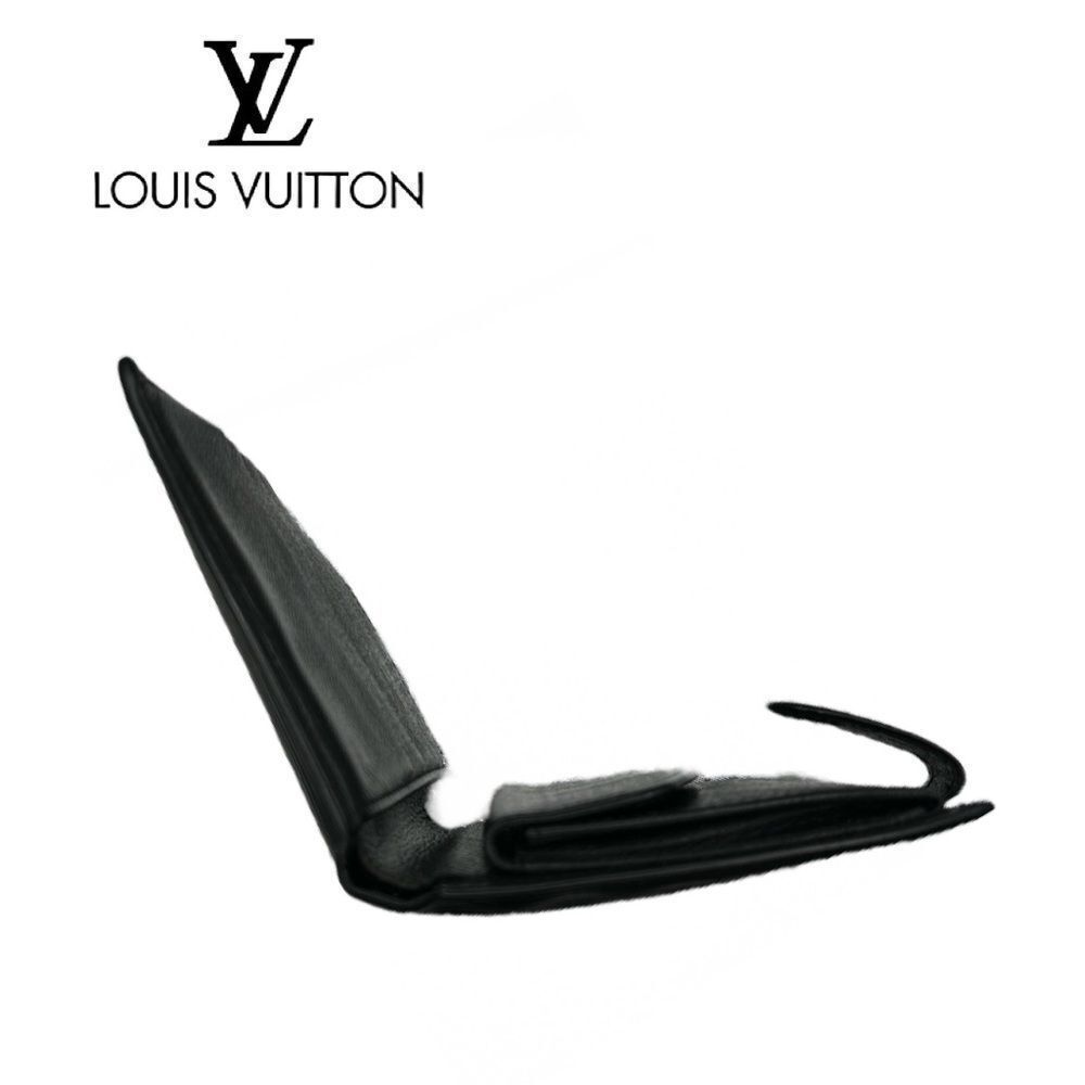 Louis Vuitton VINTAGE 1997 Epi Black Leather Bifold Compact Wallet - Picture 5 of 9
